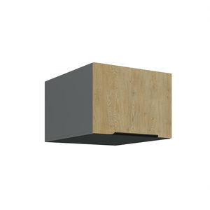 Horná kuchynská skrinka Carminia 50 NAGU-36 1F (dub cremona + antracit)