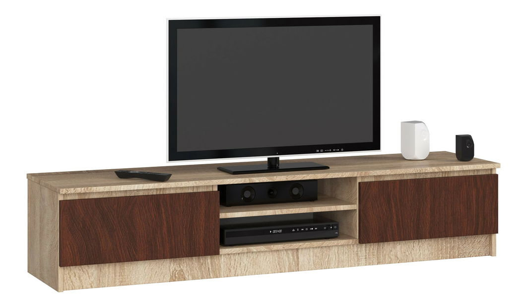 TV stolík Katalina (dub sonoma + wenge)