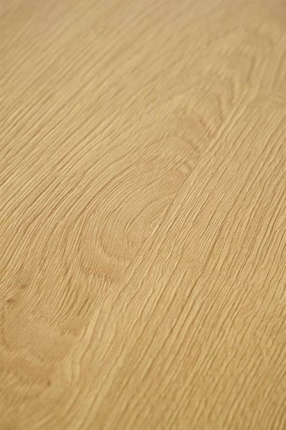 Blagovaonski stol Edgaro (hrast zlatni + crna) (za 4 osobe)