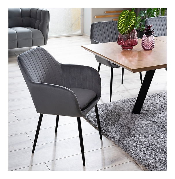 Jedálenská stolička Wade (zelená + čierna)