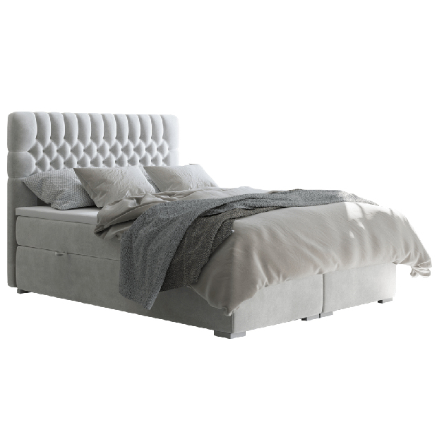 Pat matrimonial Boxspring 180 cm Formio (cu saltele)