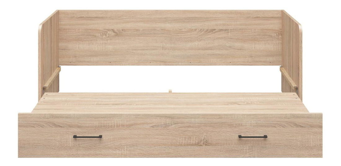 Jednostruki krevet na razvlačenje 80 cm Tetrix 13 (hrast sonoma) (s prostorom za odlaganje)
