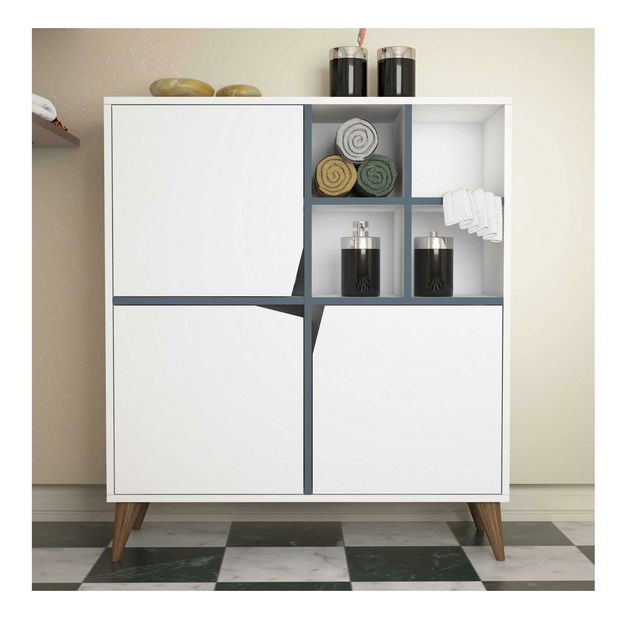 Szekrény Phoebe (fehér + kék)