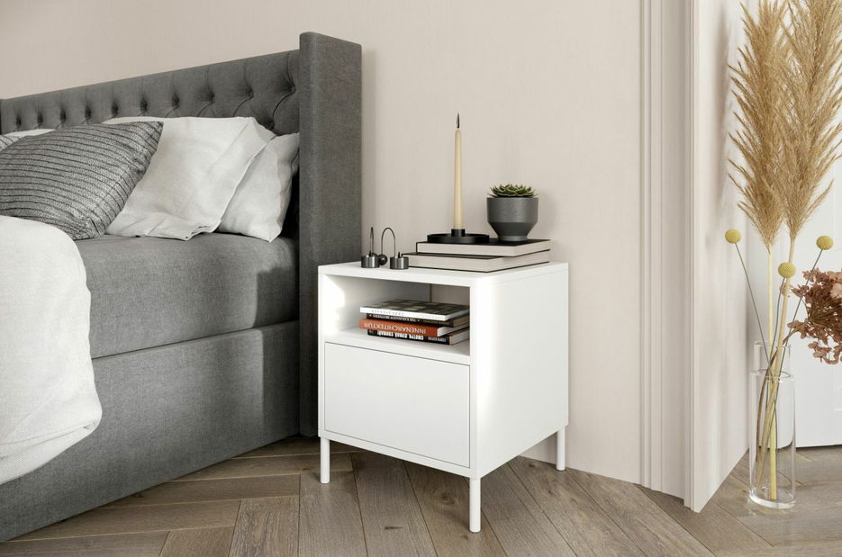 Éjjeliszekrény Maera (fehér)