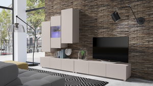 Mobilier living Calabria C17 (cashmere) (fără iluminat)