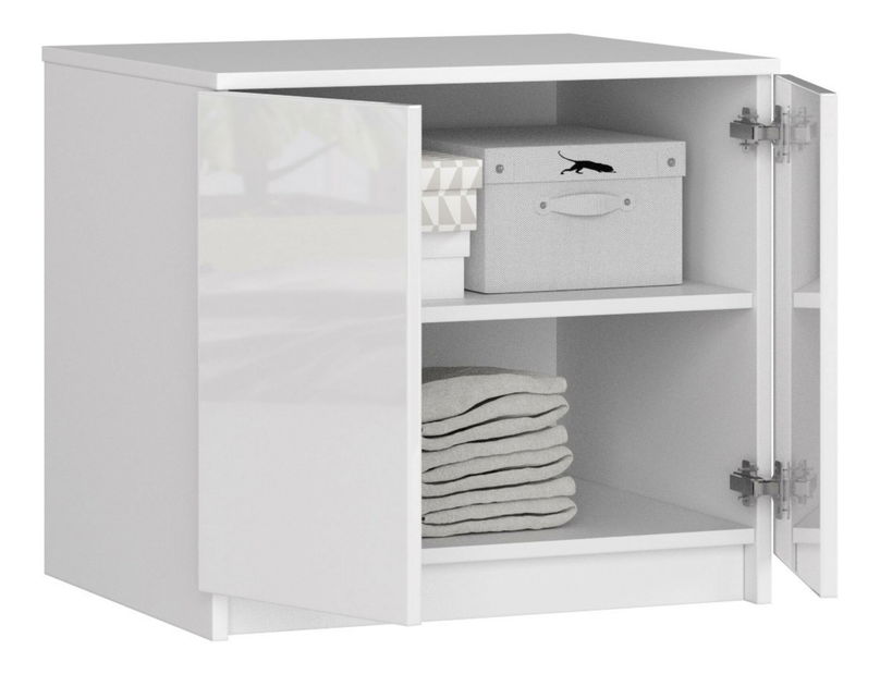 Felépítmény a szekrényhez Sashka II (fénes fehér)