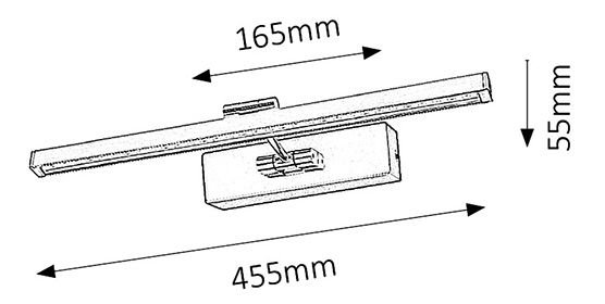 Függesztett lámpa Picture Guard 3650 (króm)