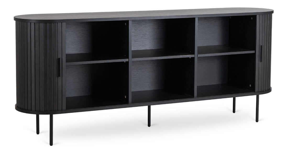 Skrinka Trisha 180 (čierna) 