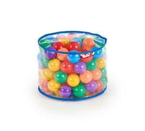 Mingi de plastic pentru copii Yupinero (transparente)