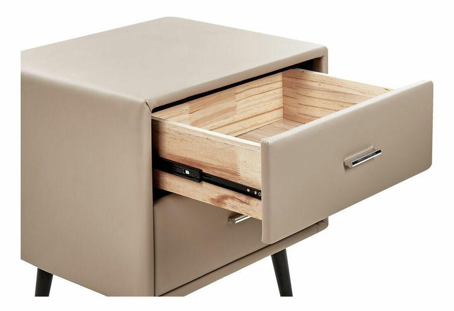 Nočný stolík ESONNA (béžová)