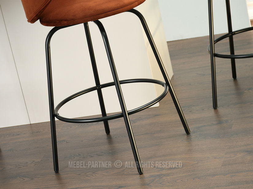 Scaun bar Japassie (negru)