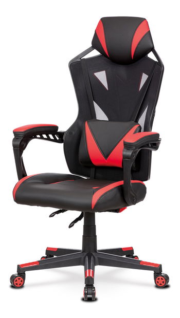 Fotoliu de birou/gaming Yarbun-Y322-RED (Negru + roșu)