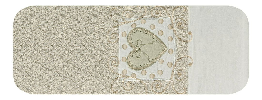 Prosop 140x70 cm Nora 02 (bej) (3 buc)