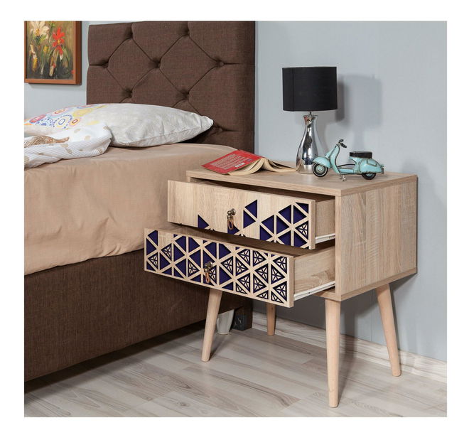 Noćni stolić Sopatu 5 (hrast sonoma)