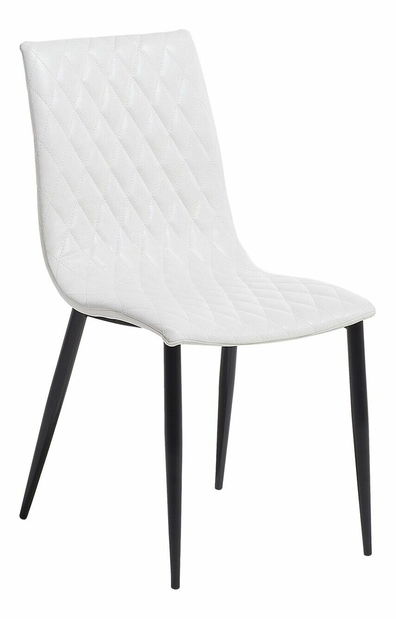 Set 2 buc. scaune sufragerie Montego (alb + negru)