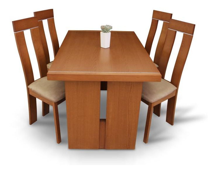 Masă de sufragerie Mahu Cireș (pentru 4 persoane)