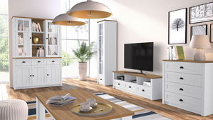 Nappali bútor Patrick III (Andersen fenyő + sötét Lefkas tölgy)