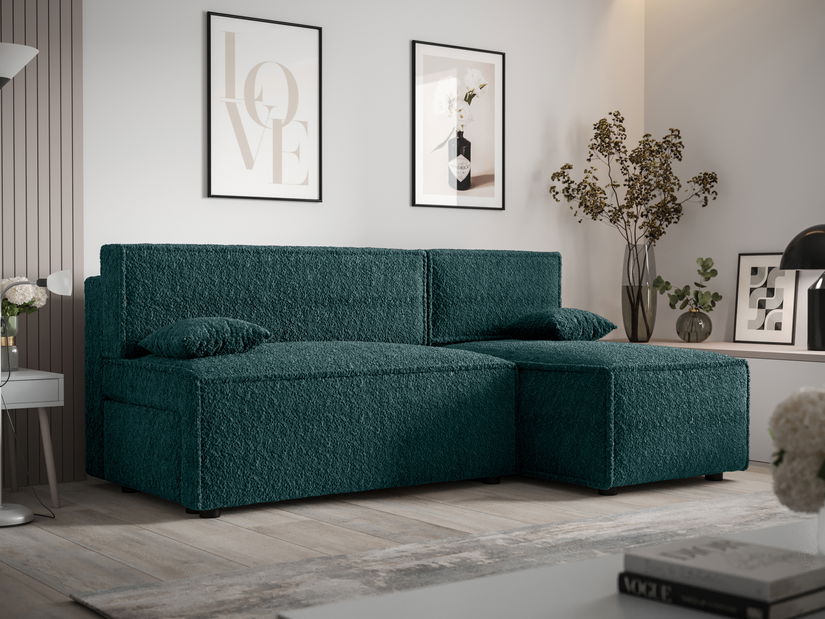 Sarok ülőgarnitúra Mirage Sed (sötétzöld) (J)