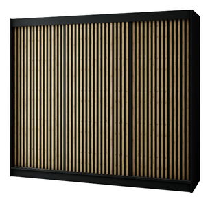 Ormar za garderobu 250 cm Ladonna 1 (crna mat)