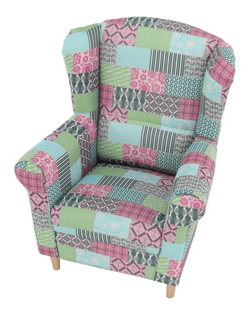Fotelja Charlie patchwork M1 