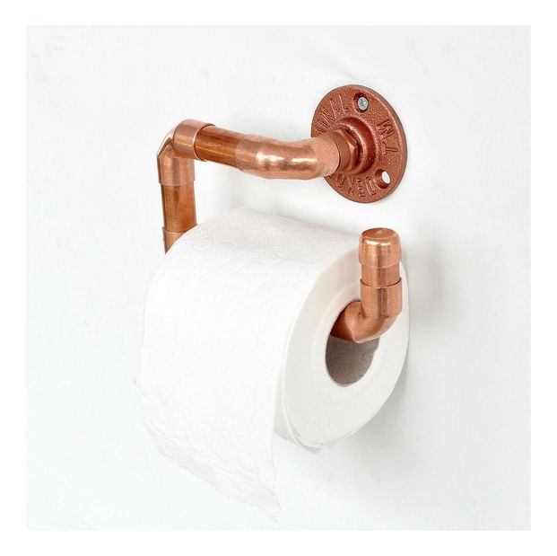 Suport de perete hărtie igienică Mapeno 9 (roz + auriu)