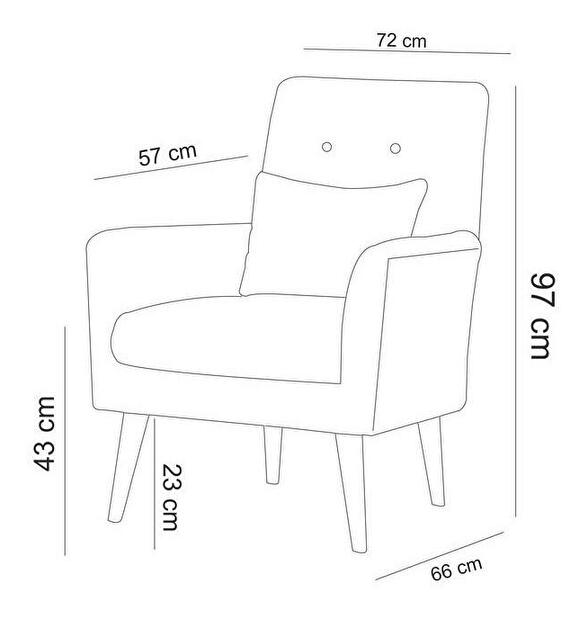 Set canapea fotoliu Aquamarine (antracit)