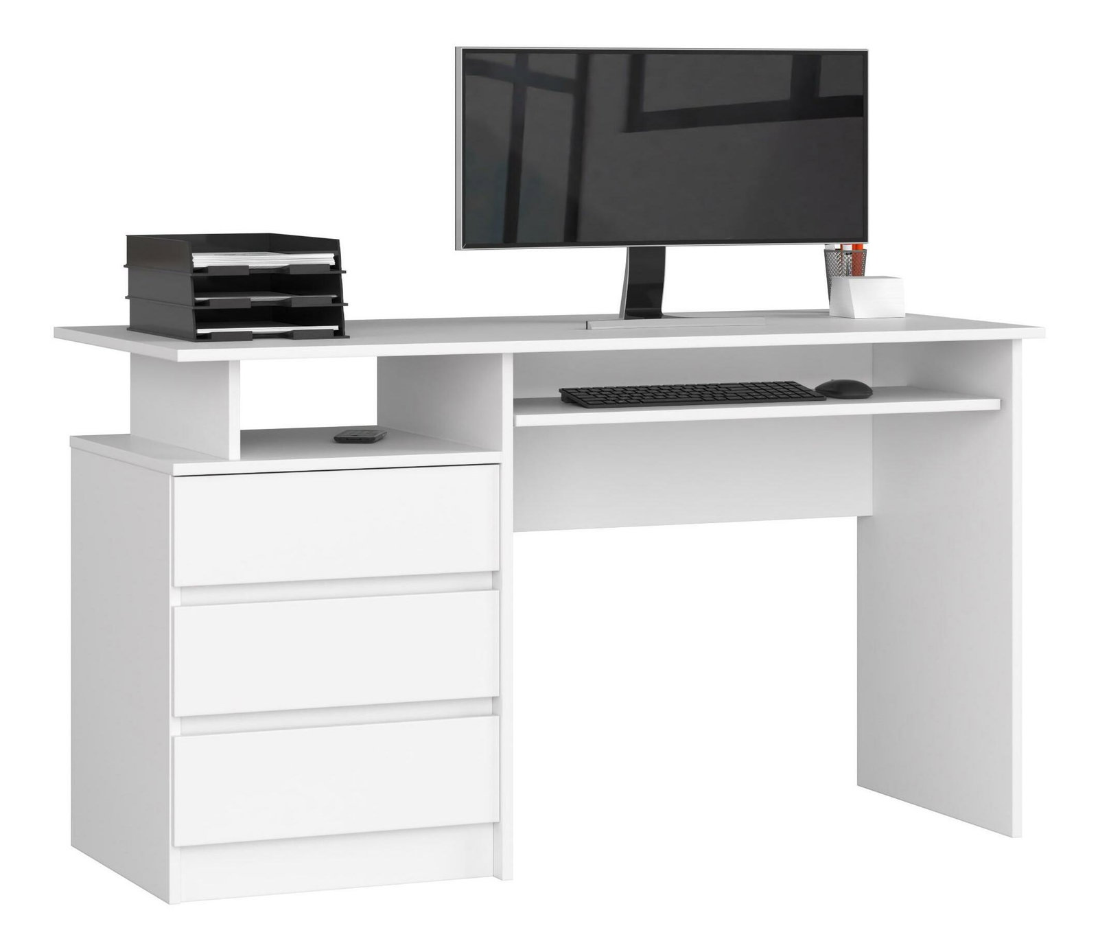 PC asztal Bronte (fehér)