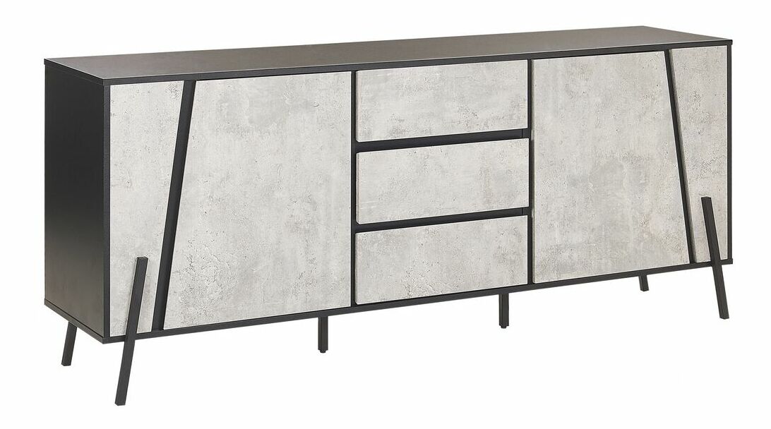 Komoda BIDAR (sivá)