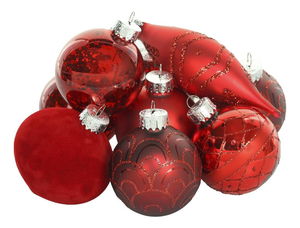 Vianočné ozdoby červené RXL 506 (červená)