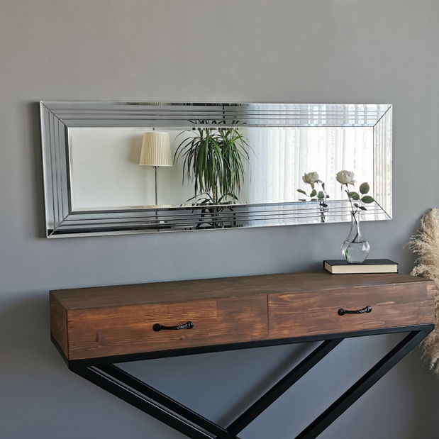 Oglindă Silvery I (argintiu)