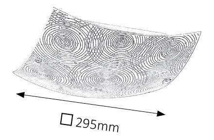 Stropné svietidlo Andra 3237 (priehľadná + opálové sklo)
