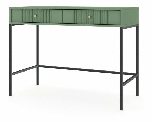 Toaletný stolík Isae 42 (zelená + čierna)