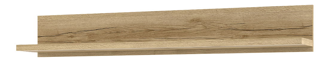 Raft Oralee Typ 02 (Stejar grand natural + negru mat)