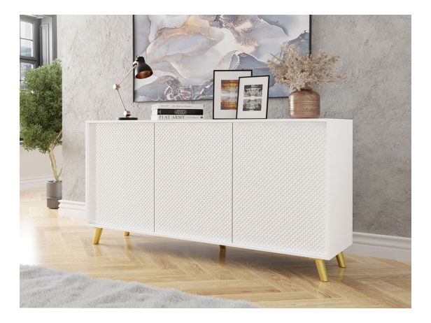 Komoda 160 Asporiz 03 (biela) *výpredaj