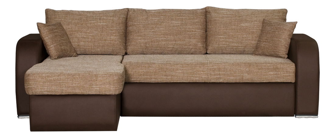 Rohová sedačka BRW CUBO (L/P) hnedá