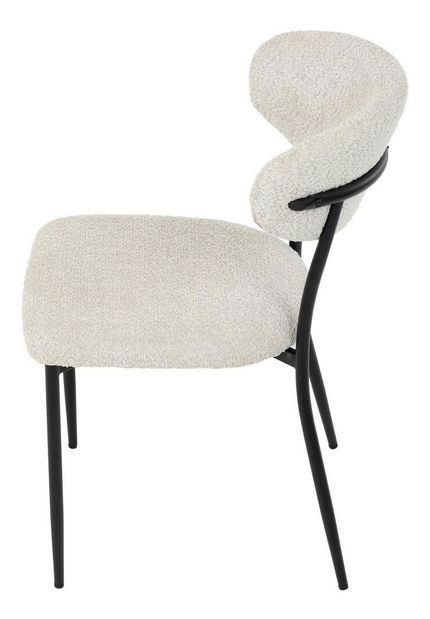 Jedálenská stolička Cosmetica (krémová)