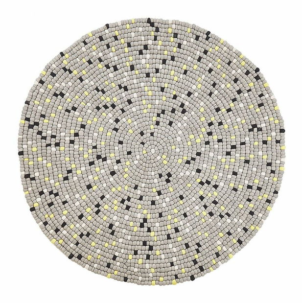 Koberec 140 cm PAKKU (svetlosivá)