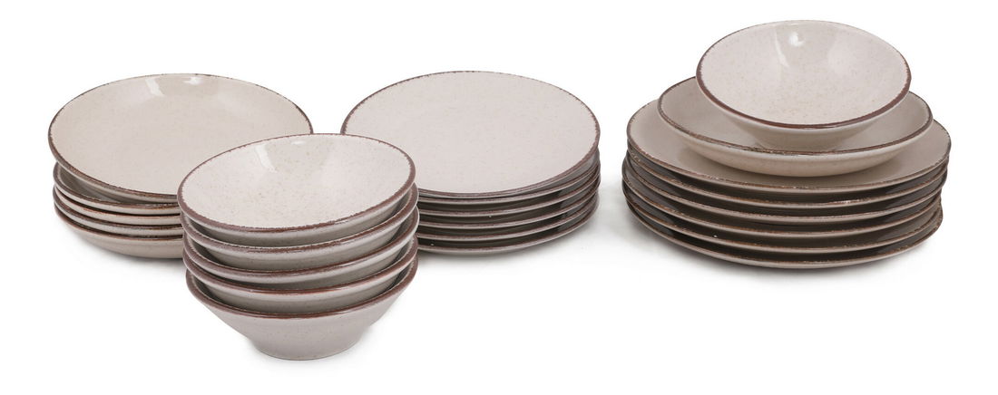 Jedálenská súprava (24 ks.) Celeste (škoricová)