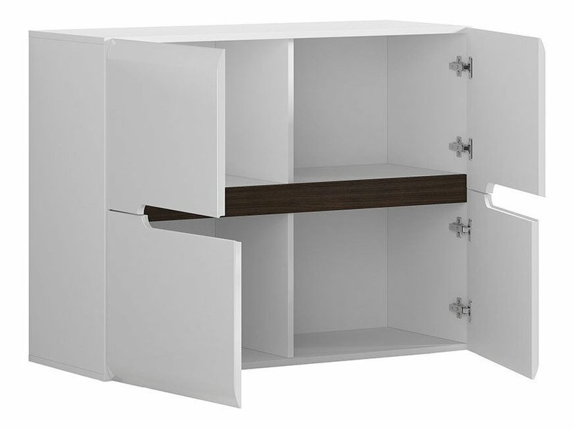 Dulap Azteca Trio SFK4D/8/11 (Alb + Alb lucios)