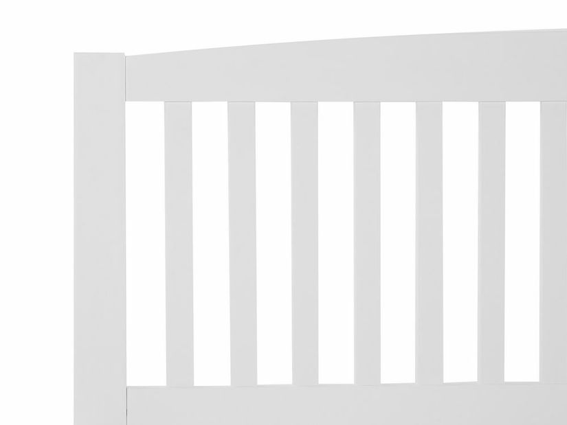 Franciaágy 180 cm CASTLE (ágyráccsal) (fehér)