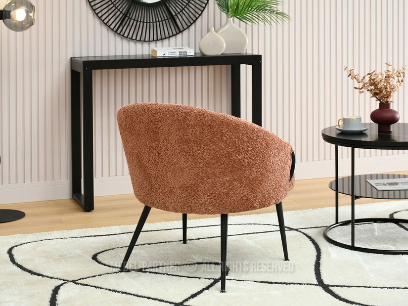 Fotel Carma F (réz + fekete)