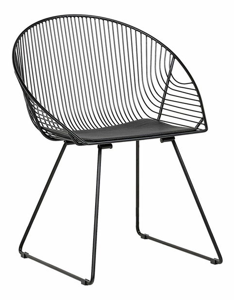 Set blagovaonskih stolica 2 kom. Auron (crna)