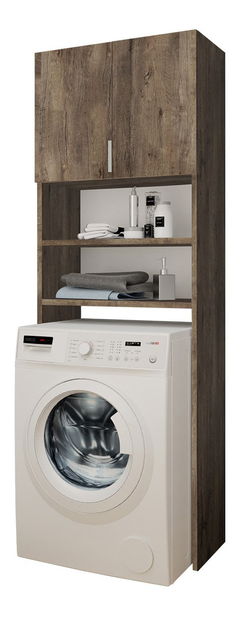 Kúpeľňová skrinka nad práčku Lena (Biela)