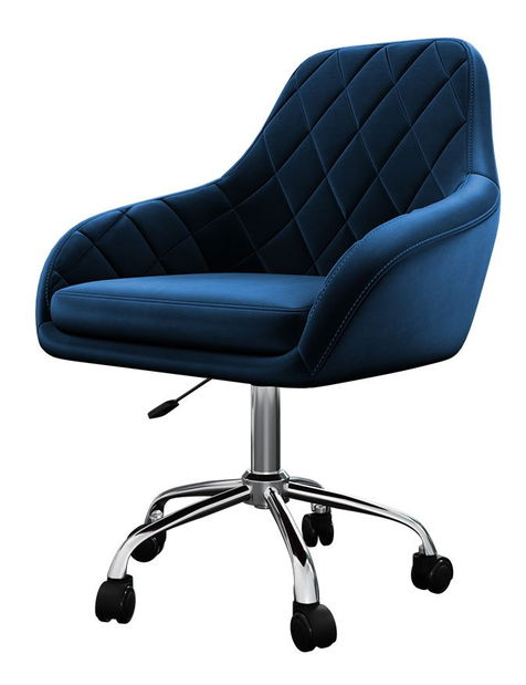 Fotoliu catifea Arlo 1018-1 (Albastru 108-67)