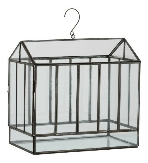 Svietnik Jolipa Monde Sauvage (33x20x32cm) (Čierna)