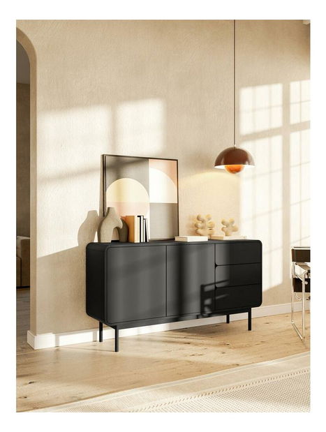 Comodă Orro O1 (negru)