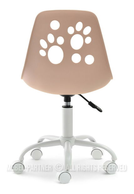 Dječja stolica Footy (ružičasta + bijela)