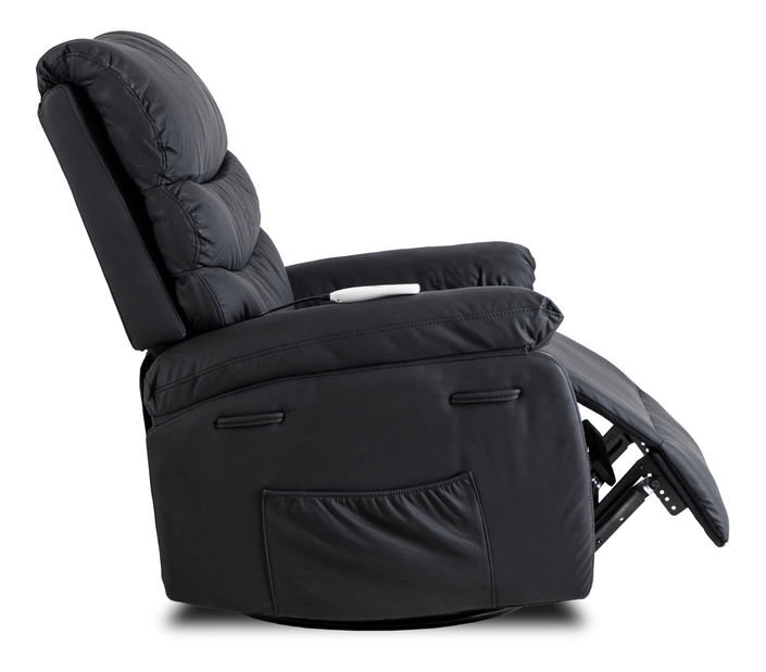 Masážne kreslo Bricke (čierna) 