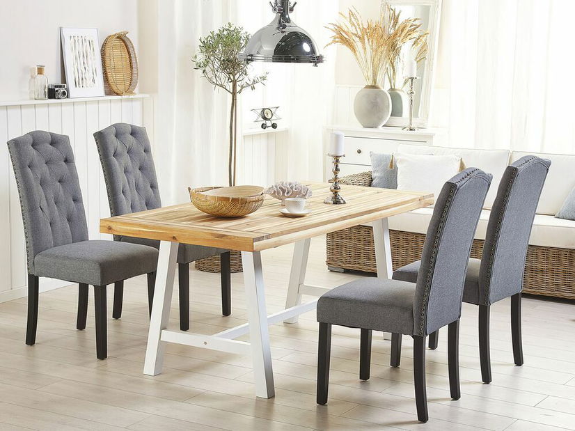 Set blagovaonskih stolica (2 kom.) SIREL (siva)