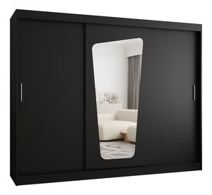 Dulap de haine 250 cm Mokka (Negru)